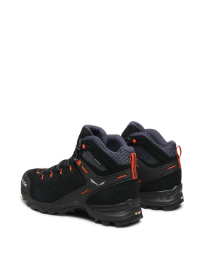 Мужские ботинки треккинговые замшевые черные - фото 3 - Miraton