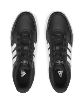 Мужские кеды Adidas HOOPS 3.0 LWO76 черные из искусственной кожи - фото 6 - Miraton