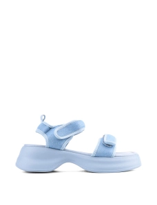 Жіночі сандалі Attizzare тканинні блакитні сандалі - фото  - Miraton