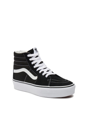 Жіночі черевики Vans Sk8-Hi замшеві чорні - фото 3 - Miraton