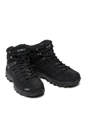 Мужские ботинки CMP RIGEL LOW TREKKING SHOES WP замшевые черные - фото 5 - Miraton