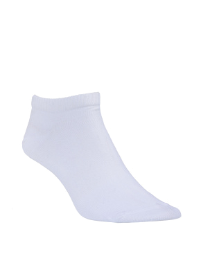 Чоловічі короткі шкарпетки Conte Elegant бавовняні білі - фото 3 - Miraton
