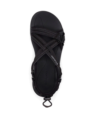 Жіночі сандалі спортивні тканинні чорні - фото 3 - Miraton