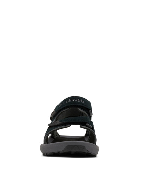 Мужские сандалии Columbia Trailstorm Hiker 3 Strap кожаные черные - фото 7 - Miraton