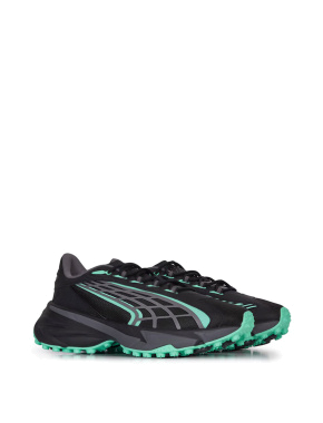 Мужские кроссовки PUMA Spirex Speed из экокожи черные - фото 1 - Miraton