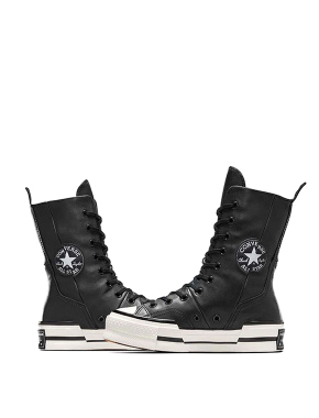 Женские ботинки Converse CHUCK 70 PLUS XHI кожаные черные с подкладкой из текстиля - фото 4 - Miraton