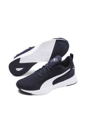 Мужские кроссовки Puma Flyer Runner из искусственной кожи синие - фото 1 - Miraton