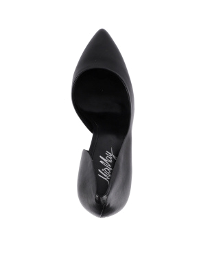 Жіночі туфлі шкіряні чорні з гострим носком - фото 4 - Miraton