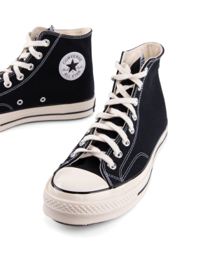 Чоловічі кеди Converse Chuck 70 чорні тканинні - фото 5 - Miraton