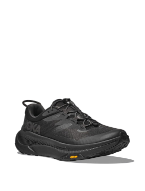 Женские кроссовки Hoka One One Clifton 9 GTX кожаные черные - фото 3 - Miraton