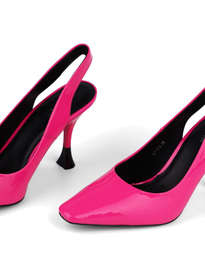 Жіночі туфлі MIRATON лакові рожеві - фото 5 - Miraton