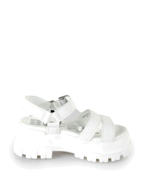 Женские сандалии Buffalo Aspha Ts Sandal из искусственной кожи белые - фото 4 - Miraton