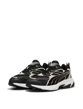 Мужские кроссовки PUMA Morphic Retro из экокожи черные - фото 2 - Miraton