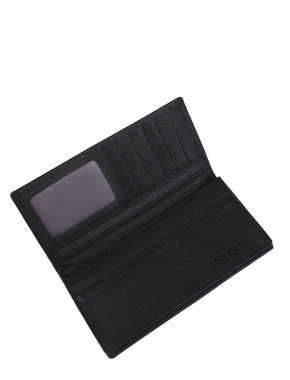 Чоловічий гаманець MIRATON шкіряний чорний - фото 3 - Miraton