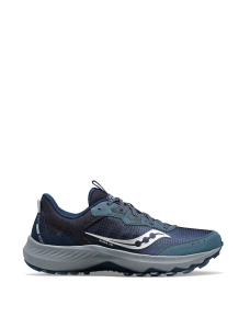 Мужские кроссовки Saucony Aura TR тканевые синие - фото  - Miraton