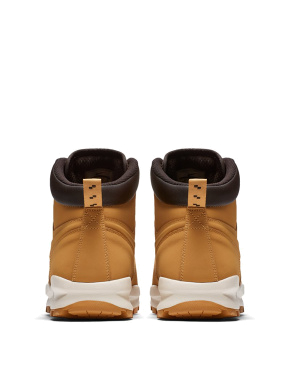 Мужские ботинки бежевые кожаные Nike Manoa - фото 3 - Miraton