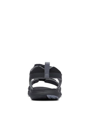 Мужские сандалии Columbia STRAP из искусственной кожи черные - фото 7 - Miraton