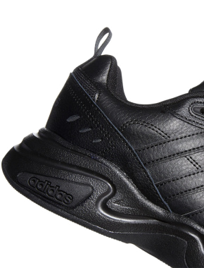 Мужские кроссовки черные кожаные Adidas STRUTTER - фото 7 - Miraton