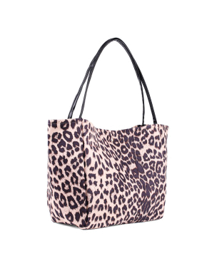 Жіноча сумка MIRATON тканинна леопардова з принтом - фото 2 - Miraton