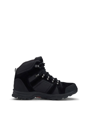 Мужские ботинки спортивные черные кожаные - фото 2 - Miraton