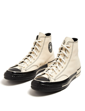 Женские кеды Converse Chuck 70 бежевые тканевые - фото 6 - Miraton