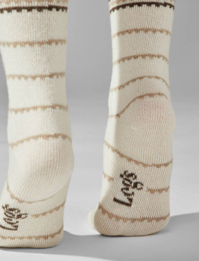 Набір жіночих високих шкарпеток Legs SOCKS WOOL молочні, 2 пари - фото 3 - Miraton