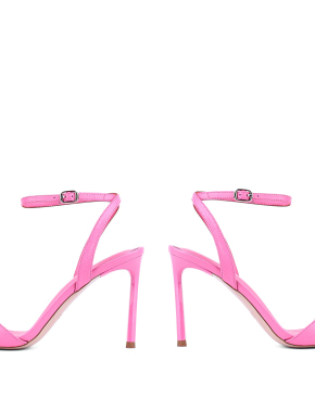 Женские босоножки MIRATON кожаные розовые - фото 2 - Miraton