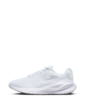 Чоловічі кросівки Nike Revolution 7 тканинні білі - фото 2 - Miraton