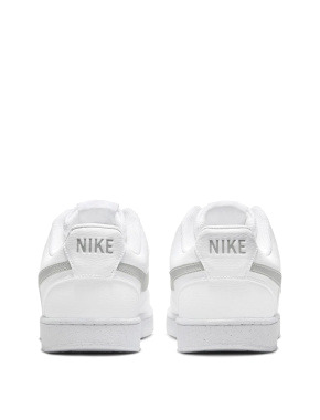 Мужские кеды Nike Court Vision Low Next Nature белые кожаные - фото 4 - Miraton