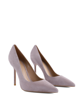 Жіночі туфлі човники велюрові фіолетові - фото 2 - Miraton