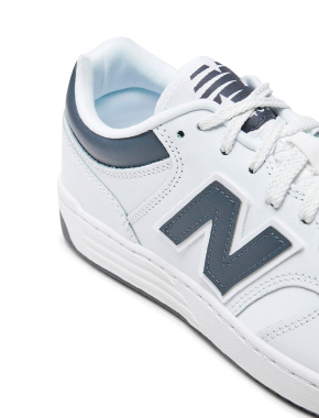 Мужские кроссовки New Balance 480 кожаные белые - фото 5 - Miraton