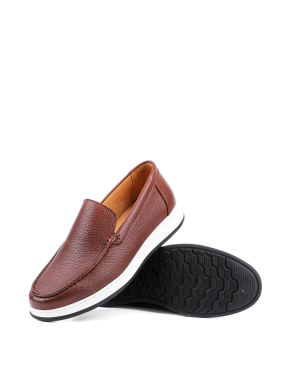 Мужские туфли Miguel Miratez кожаные коричневые - фото 2 - Miraton