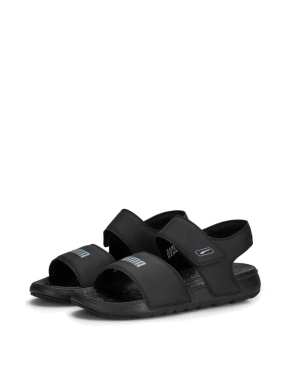 Мужские сандалии PUMA Softride Pure резиновые черные - фото 2 - Miraton