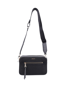 Женская сумка camera bag DKNY из экокожи черная - фото 2 - Miraton