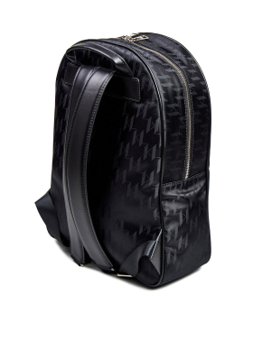Чоловічий рюкзак Karl Lagerfeld тканинний чорний - фото 2 - Miraton