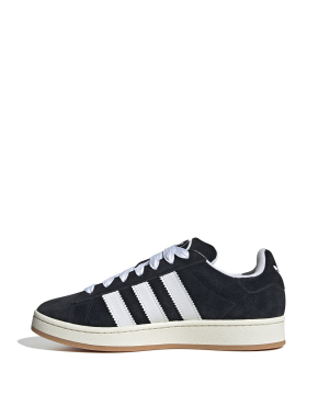 Мужские кеды Adidas Campus 00s замшевые черные - фото 7 - Miraton