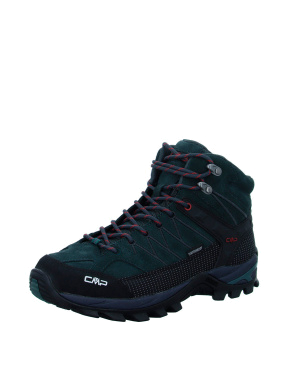 Чоловічі черевики CMP RIGEL MID WMN TREKKING SHOE WP сині замшеві - фото 1 - Miraton