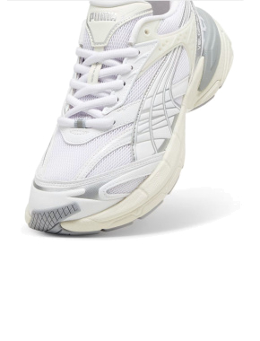 Жіночі кросівки PUMA Velophasis з екошкіри білі - фото 6 - Miraton