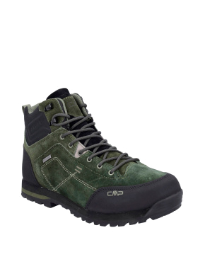 Мужские ботинки CMP ALCOR 2.0 MID TREKKING SHOES WP спортивные зеленые тканевые - фото 3 - Miraton