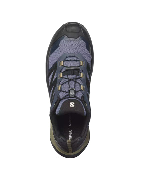 Мужские кроссовки Salomon X-Adventure Gtx из искусственной кожи синие - фото 5 - Miraton