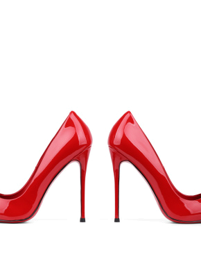 Жіночі туфлі човники MiaMay шкіряні червоні - фото 2 - Miraton