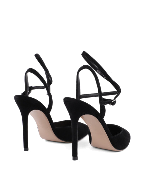 Жіночі туфлі велюрові чорні - фото 4 - Miraton