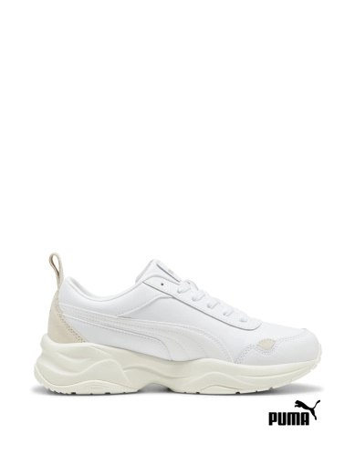 Женские кроссовки PUMA Cilia Mode Lux Sneakers из искусственной кожи белые фото 1