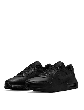 Чоловічі кросівки чорні шкіряні Nike AIR MAX SC LEATHER - фото 2 - Miraton