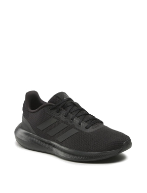 Мужские кроссовки Adidas RUNFALCON 3.0 LSI57 черные тканевые - фото 2 - Miraton