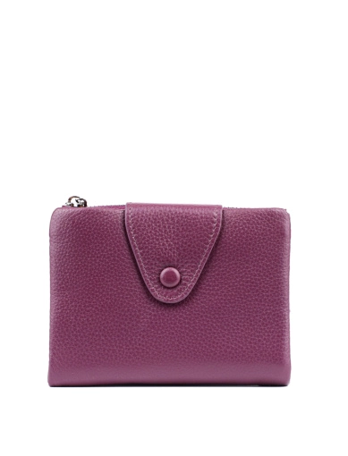 Жіночий гаманець MIRATON шкіряний фіолетовий фото 1