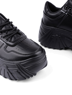Жіночі кросівки чорні - фото 5 - Miraton