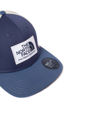 Чоловіча кепка North Face Mudder Trucker тканинна синя - фото 3 - Miraton