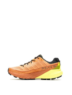 Мужские кроссовки Merrell Agility Peak 5 тканевые оранжевые - фото 2 - Miraton