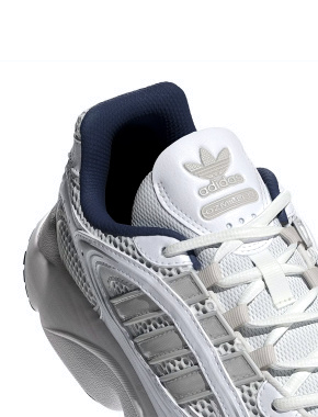 Мужские кроссовки Adidas OZMILLEN MCW70 белые из искусственной кожи - фото 6 - Miraton